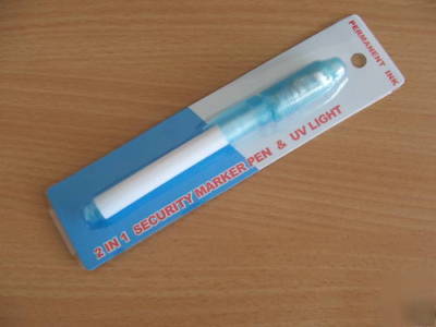Invisible ink uv permanent uv security marker pen