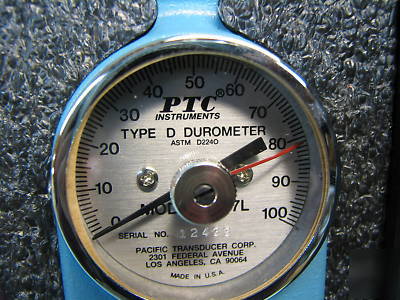 Pacific transducer corp 307L type d durometer S99