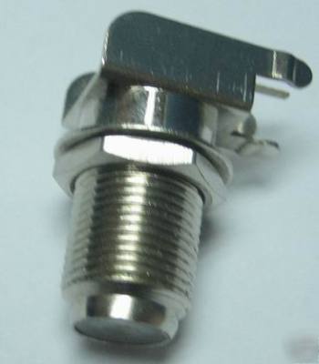 F female jack connector with pcb right angle