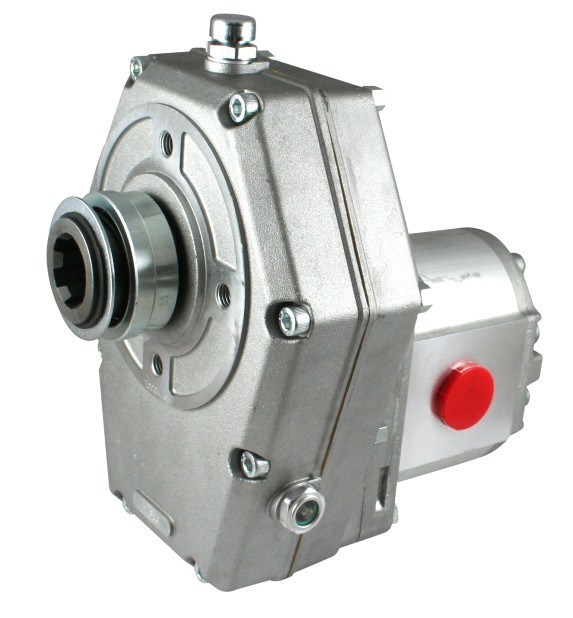 Hydraulic pto gearbox with group 3 pump 35.91 l/min
