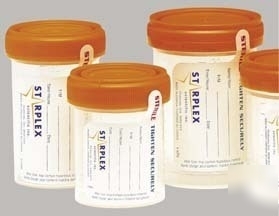 Starplex leakbuster specimen containers, starplex B1202