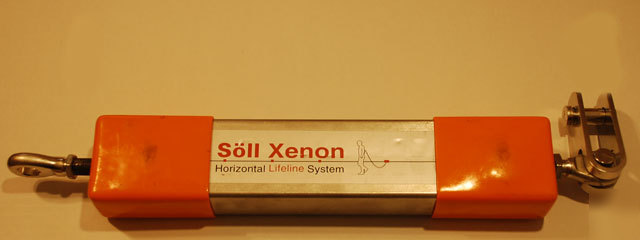 Soll xenon horizontal lifeline anchoring shock absorber