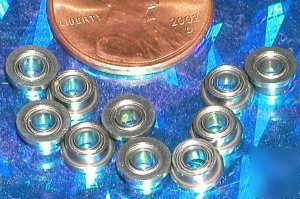 10 flanged bearing 2MM x 5 2MM x 5MM x 2.5 mm metric