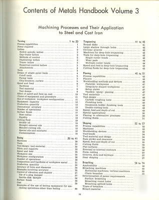 Metals handbook by asm (machining)