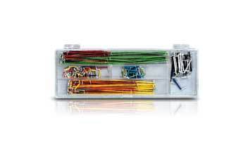 Rs solderless breadboard jumper wire kit 276-173 l