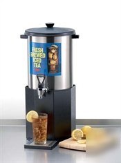 Cecilware 5G stainless steel iced tea dispenser w/ base