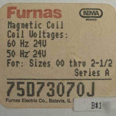 New siemens furnas 75D73070J magnetic coil 24V 60 hz