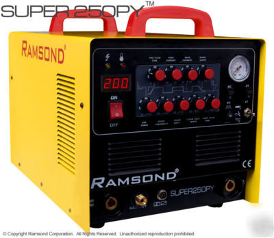 Ramsond 5-in-1 ac tig pulse arc welder plasma cutter