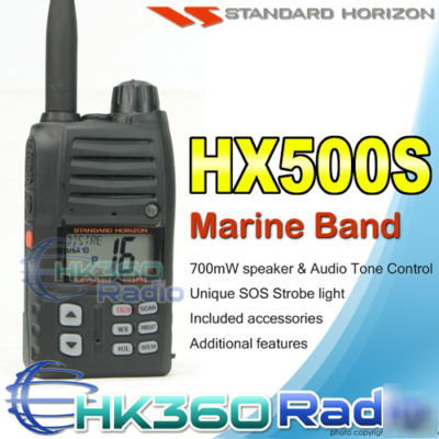 Vertex hx-500S marine vhf portable transceiver