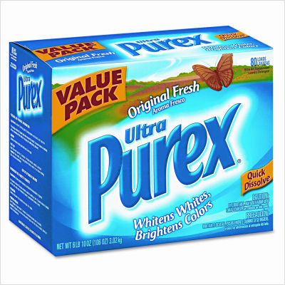 Ultra purex dry detergent, unscented powder, 106OZ box