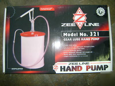 Zee line - model #321 manual oil pump