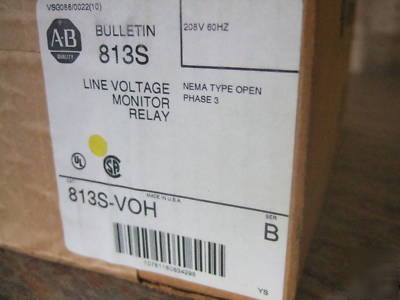 Allen-bradly 813S-voh monitor relay