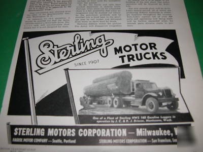 1942 army truck article studebaker sterling truck ad 