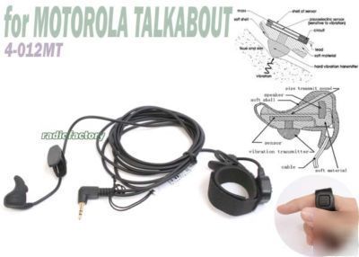 E12MT ear vibration w/cable for motorola talkabout*