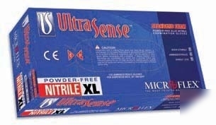 Microflex ultrasense powder-free nitrile : us-220-l