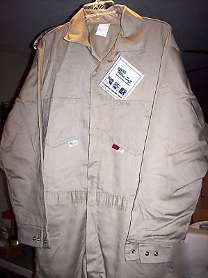 New indura coveralls - w/ tags - flame resistant - 48 t