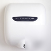 New xlerator hand dryer xl-w white cast zinc cover 