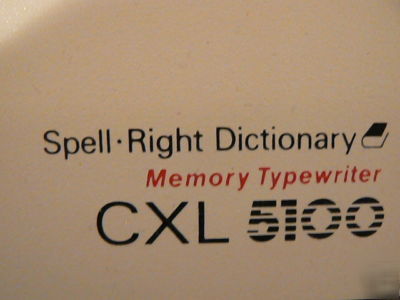 Smith corona CXL5100 typewriter w/ribbons