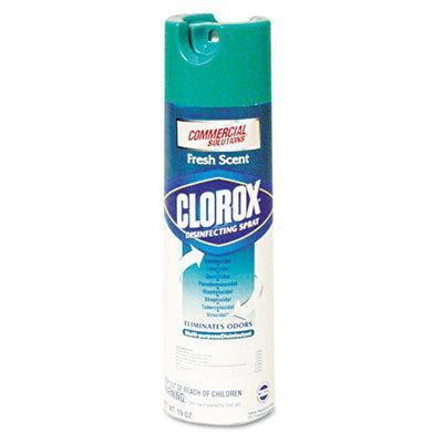 CloroxÂ® 38504 - disinfectant spray, 19OZ aerosol