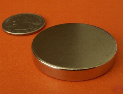 5 strong neodymium magnets 1 1/2 x 1/8 rare earth disc 