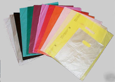 500 12 x 3 x 18 merchandise retail bags 7 colors avail