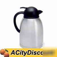 6EA insulated 1.9 liter coffee servers push button lid