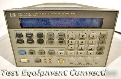 Agilent hp 8904A /001/004 multifunction synthesizer