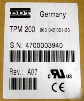 Hecon hengstler tpm 200 8Â½ inch-A4 thermal page printer