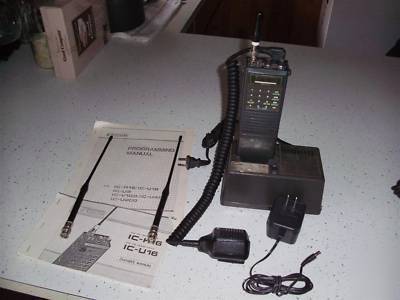 Icom u-16 U16 uhf keypad programmable walkie-talkie