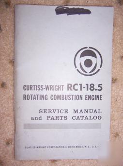 1968 curtiss wright RC1-18.5 combustion engine manual p