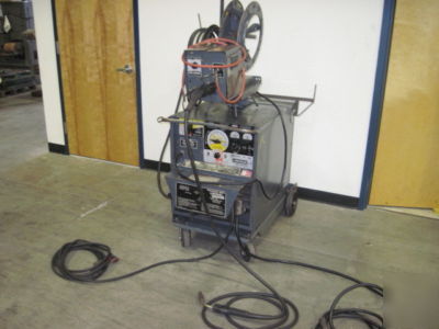 400 amp lincoln ideal - arc dc - 400 welder with wire f