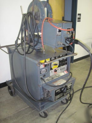 400 amp lincoln ideal - arc dc - 400 welder with wire f