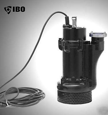 Excavaions, drainage, submersible pump with hose