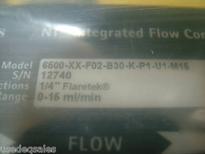 New entegris 6500 15ML nt integrated flow controller 