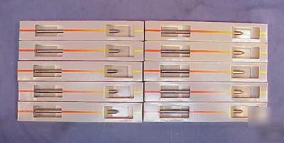 New lot of 10 - - metcal solder tip cartridges sttc-016
