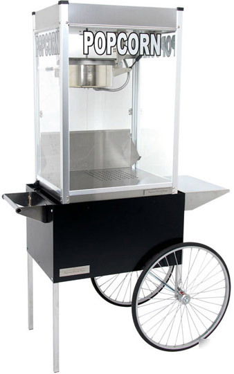 Paragon popcorn machine commercial 12OZ. popper & cart