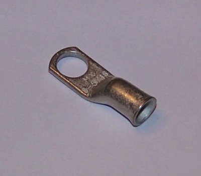 Ring terminal battery 5/16 eyelet 8 gauge tinned copper