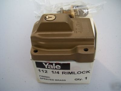 Yale 112Â¼ extra heavy duty deadbolt lock / locksmith