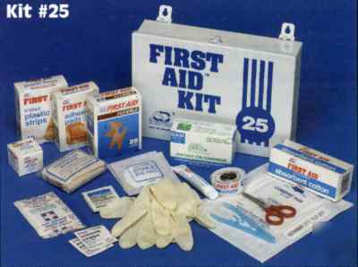 New : dozen 25-man first aid kits 