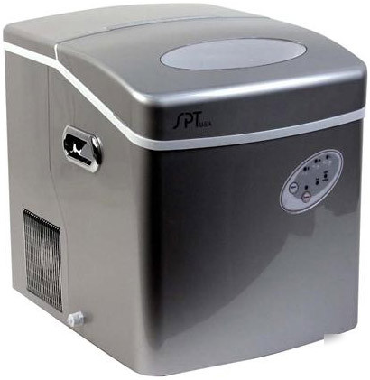 Portable ice cube maker / ice machine : platinum