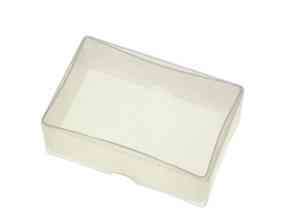 10 pvc id business card badge display storage boxes