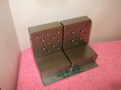 Angle plates matched pair toolmaker machinist mint 