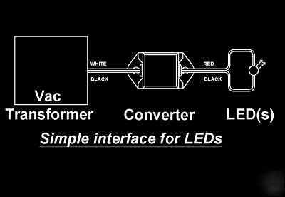 Led rectifier - ac to dc led converter 6V 12V 24V usa
