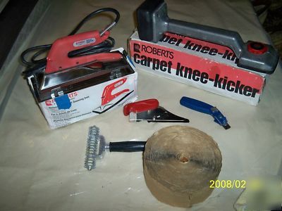 Ln professional carpet tools-kicker-seam iron & cutter