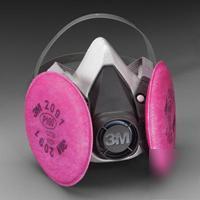 New 3M half facepiece respirator w/ P100 filters