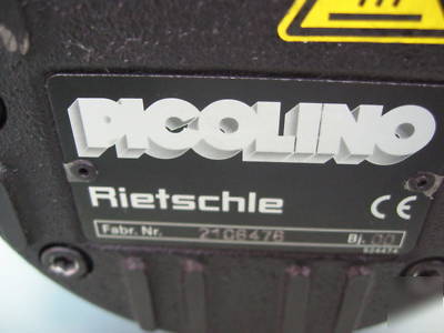 Picolino rietschie vte 3 vacuum pump S16