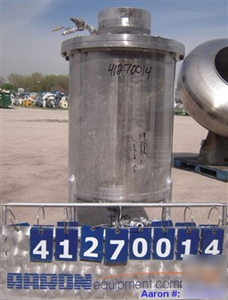 Used- custom fabricating pressure tank, 50 gallon, 304