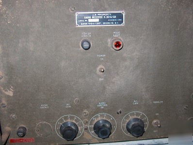 Vintage 1950S military an radio receiver r-361/gr gardo