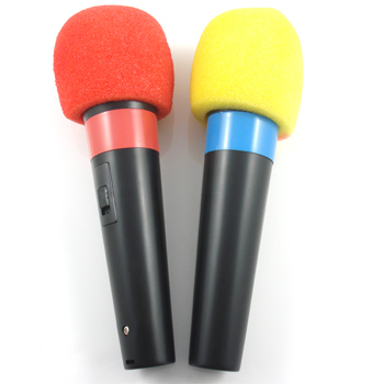 Red yellow microphone foam cover audio mic shield 6PCS