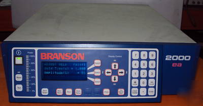 Branson 2000 2000EA ultrasonic assembly systems 40:0.4 
